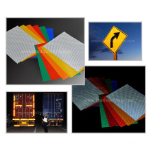 Adhesive Reflective paper with high intensity grade